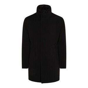 Montecore Black Coat With High Collar - NWT